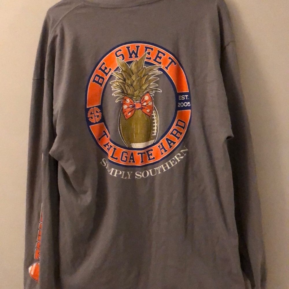 Simply southern football long sleeve shirt